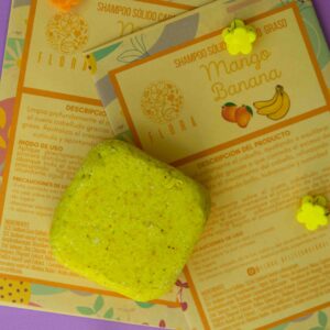 Shampoo Solido Mango Banana // Cabello Graso
