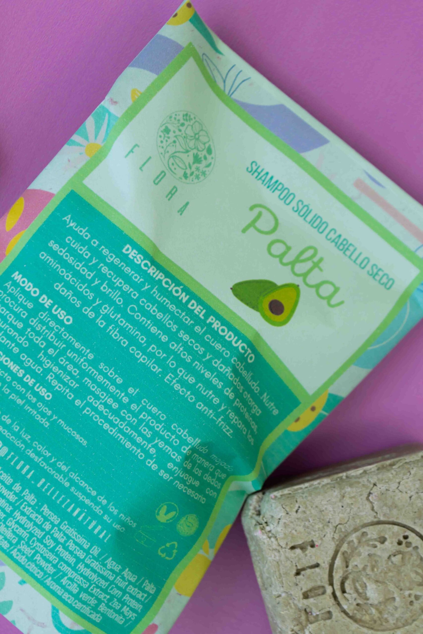 Shampoo Solido Palta // Cabello Seco y/o Maltratado