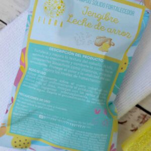 Shampoo Solido Jengibre Y Leche De Arroz // Fuerza Y Crecimiento