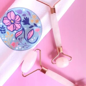 Rodillo Facial Cuarzo Rosa